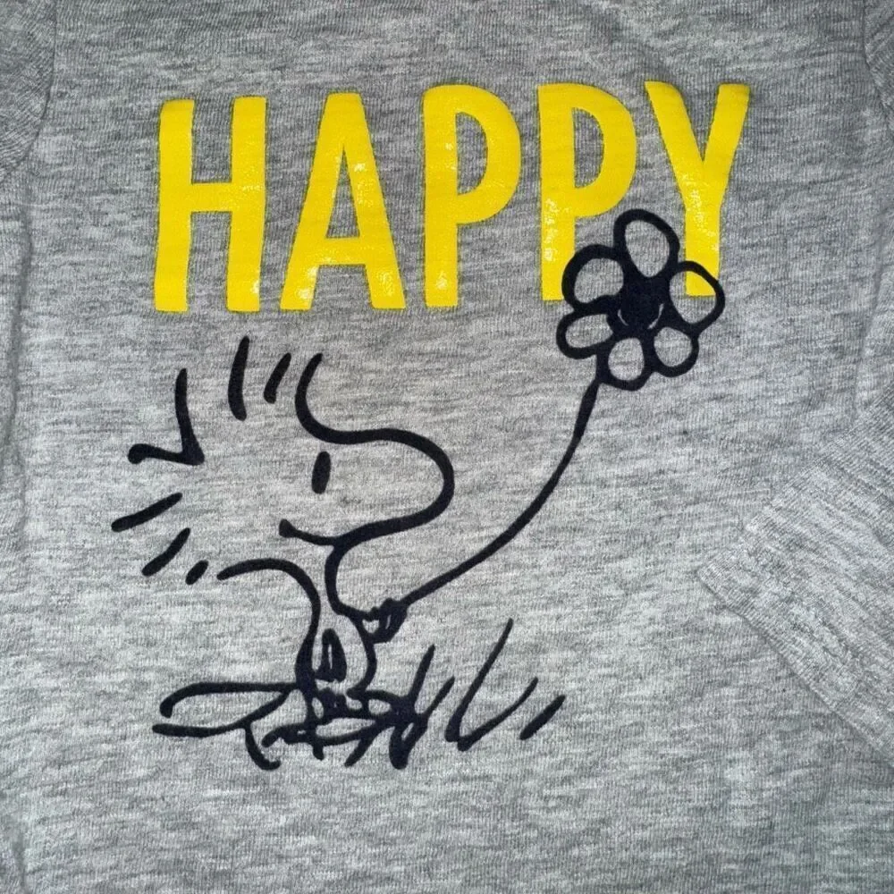 🏈 Baby Gap & Peanuts 18-24 M Woodstock Happy Long Sleeve Tee